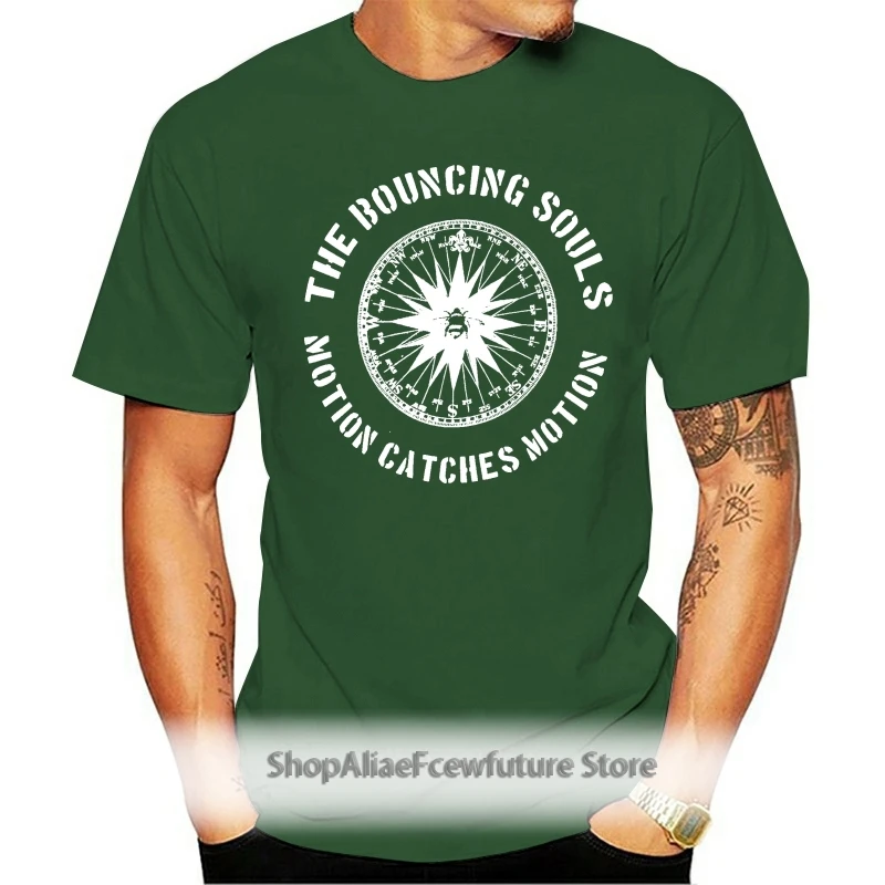 

Funny Men T Shirt Women Novelty Tshirt Bouncing Souls Compass T-Shirt