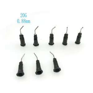 100 шт. стоматологический Изогнутый наконечник иглы зубная композитная Смола краску, колено, черный (20 г25 г на ваш выбор)