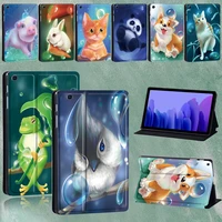 tablet case for samsung galaxy tab a7 10 4 inch 2020 sm t500 t505 anti fall animal cute pattern protective coverpen