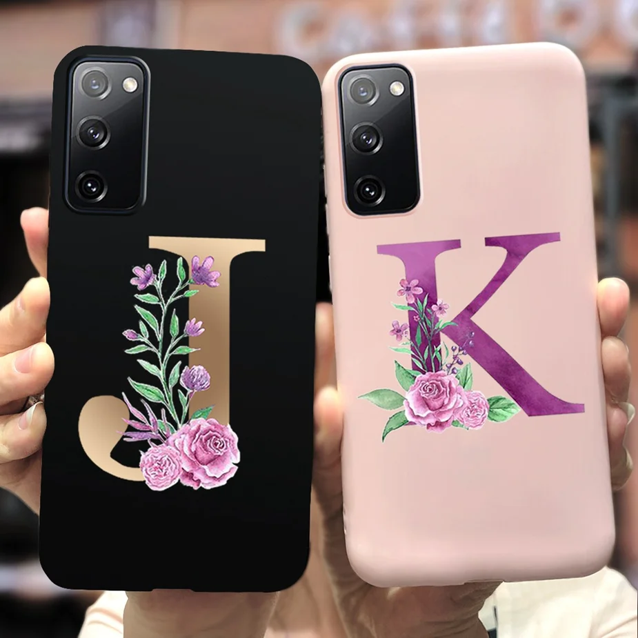 Cute Letters Case For Samsung Galaxy S20 FE Case S20FE Soft Silicone Soft Cover For Samsung S20 Fan Edition S20 Lite Phone Cases