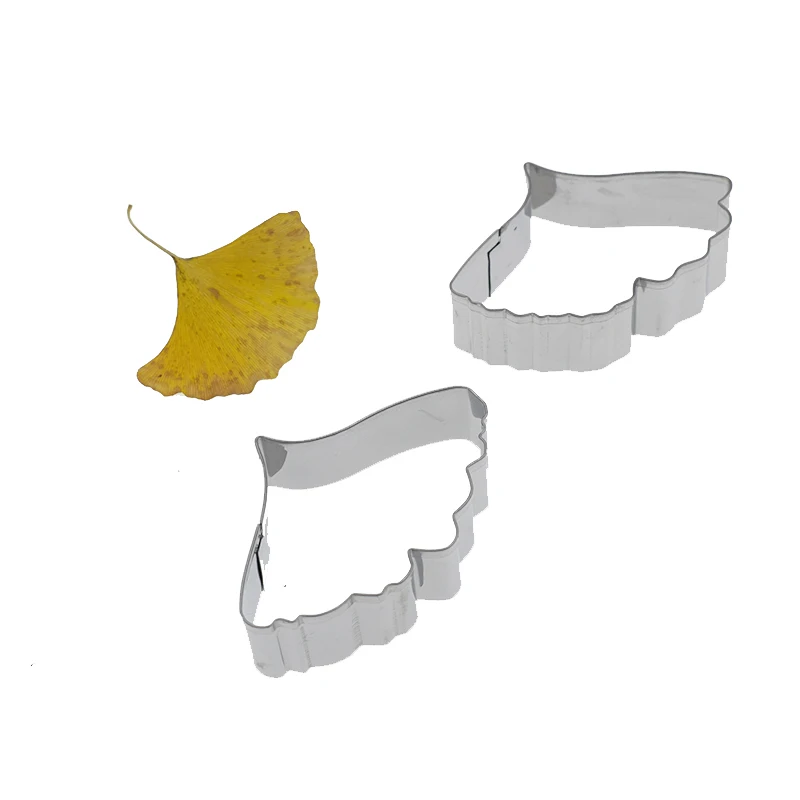 Stainless Steel Ginkgobiloba Leaf Shape Cutting Mould Ginkgo Cutter Clay Tools | Дом и сад