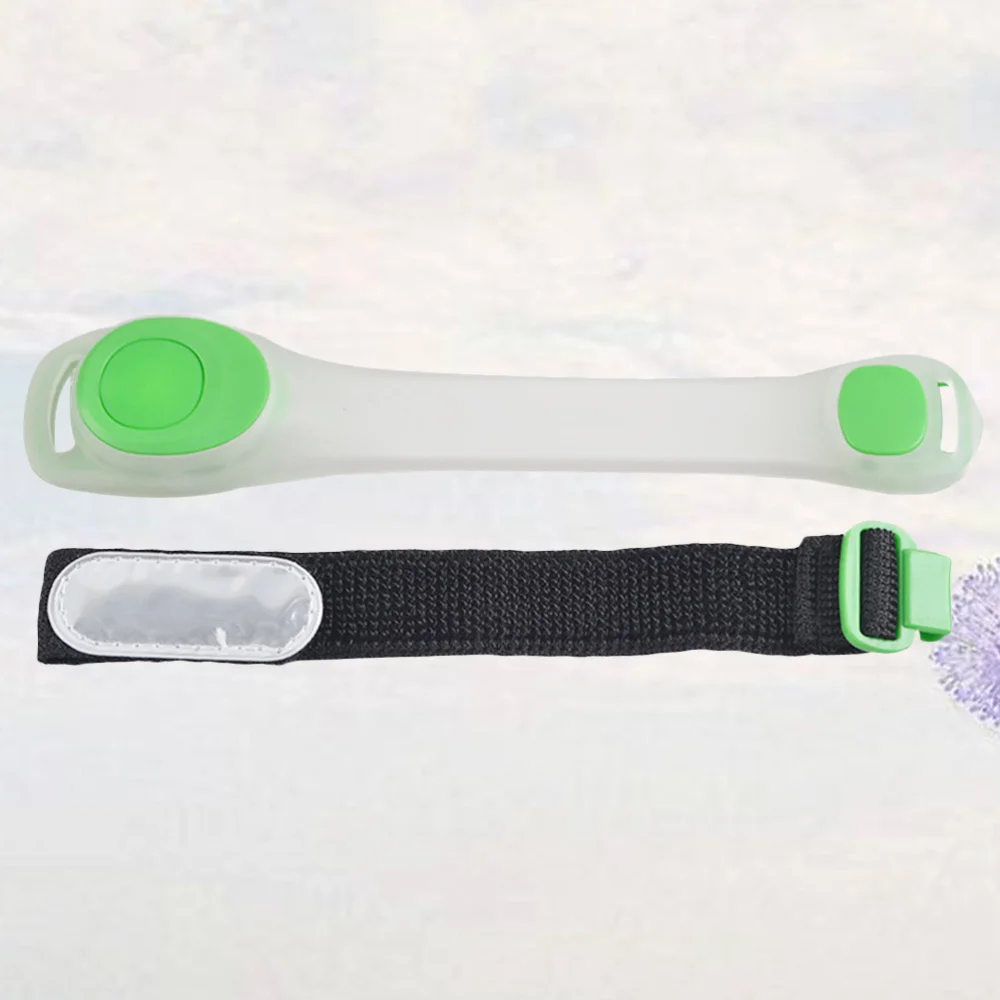 

2pcs LED Light Armbands Luminous Adjustable Wristbands Running Belt Creative Sports Strap for Running Outdoor (Red)