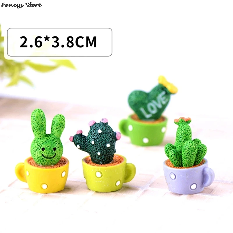 

Cartoon Cactus Adornments Lovely Car Interior Sturdy Prime Car Decor Resin Car Decor Car Desktop Dashboard Garden Cute Ornaments
