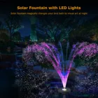 Многофункциональный 6 в3 Вт7 в3 Вт Солнечный фонтан, плавающий солнечный фонтан, садовый водяной фонтан, мощный пруд, бассейн, фонтан