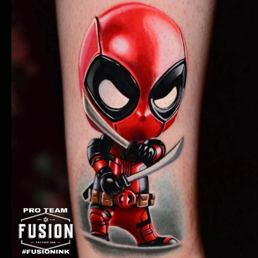 Тату-чернила Fusion 16 цветов набор профессиональных тату-пигментов стойкий