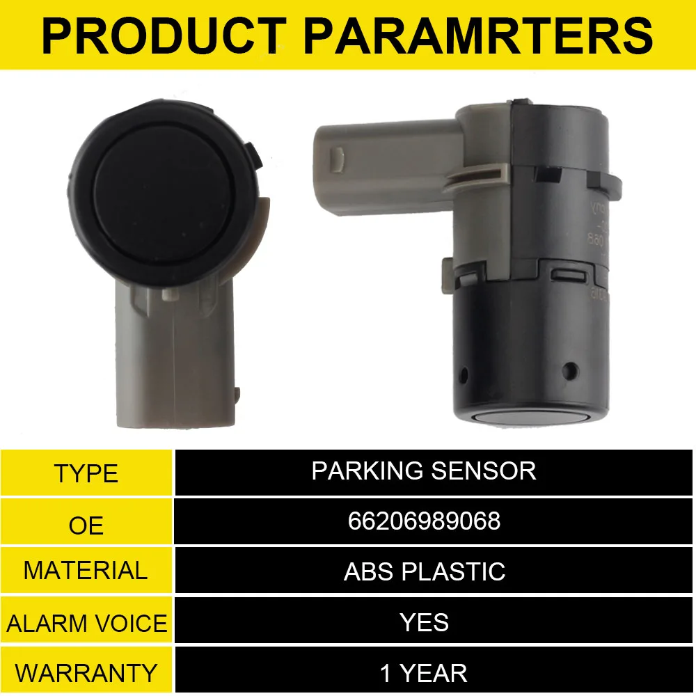 

1pcs New 66206989069 Parktronic PDC Parking Sensor For BMW E39 E46 E53 E60 E61 E63 E64 E65 E66 E83 X3 X5 Parking Assistance
