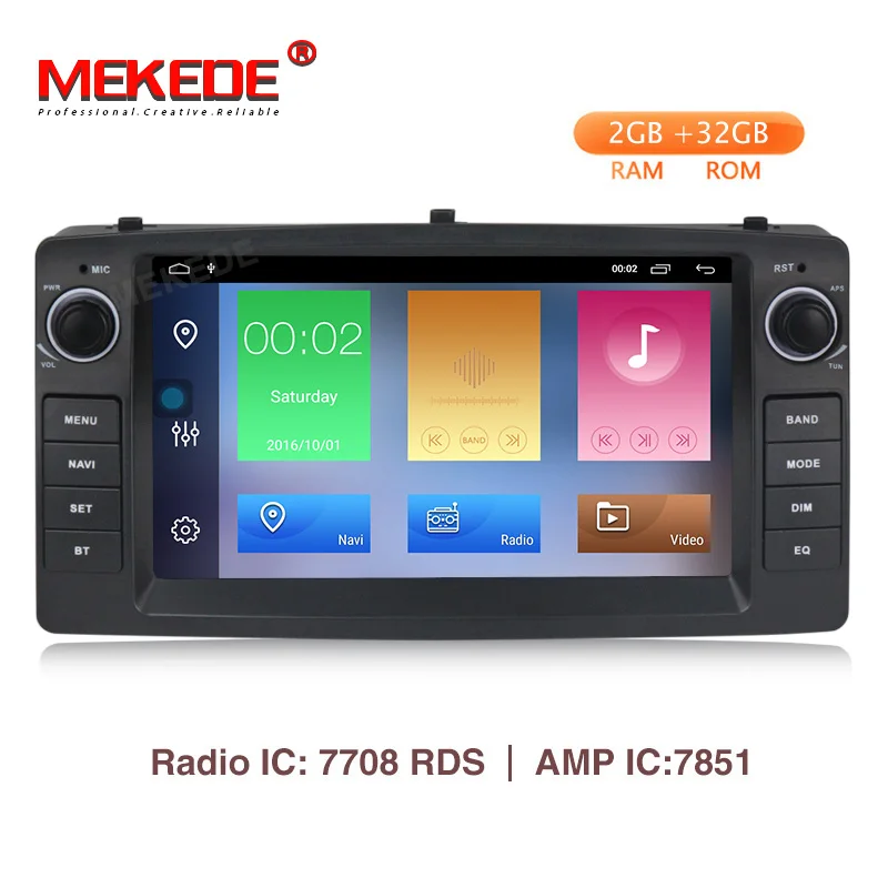 MEKEDE Android 9 1 автомобильное аудио-Радио Стерео dvd-плеер для LADA Vesta 2G ram 32G rom с
