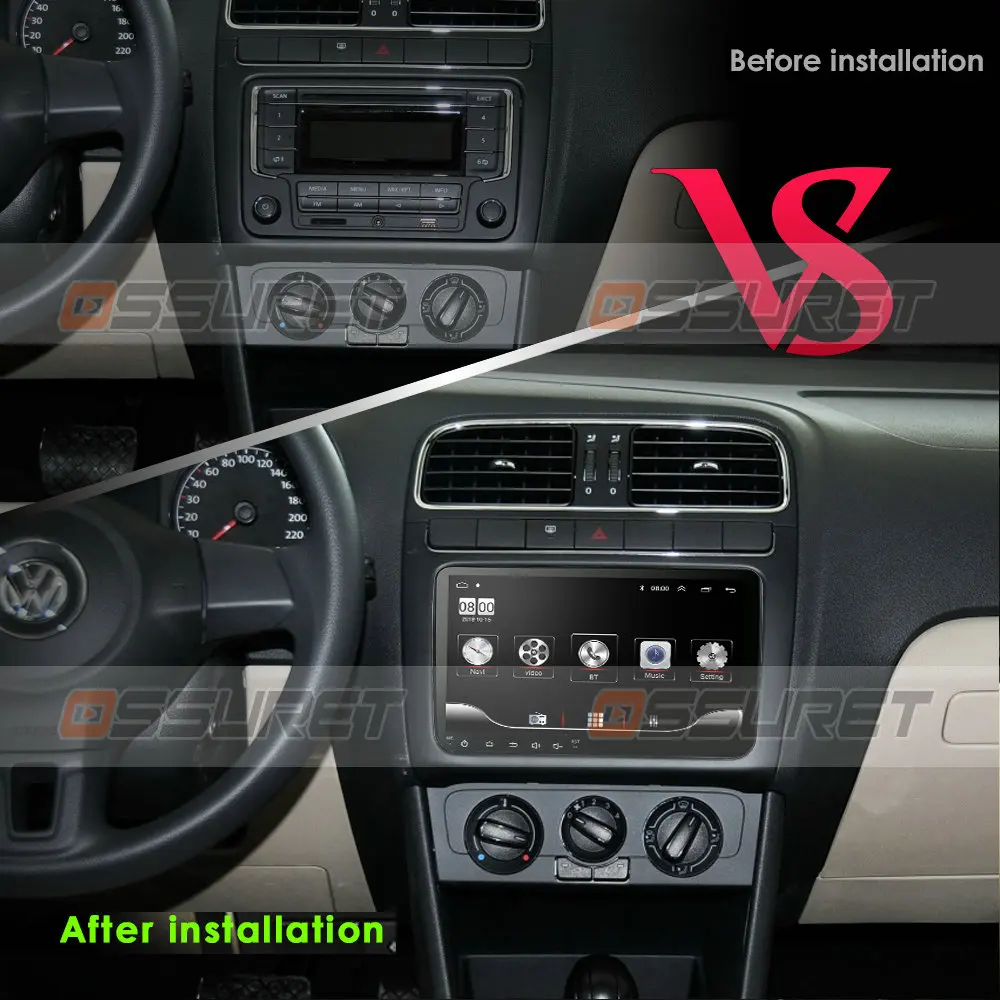 Автомагнитола для VW Skoda Octavia golf 5 6 touran passat B6 jetta polo tiguan RDS стерео система на Android 10 с 9