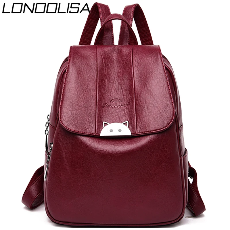Mochila Feminina рюкзак из мягкой кожи для женщин переноски детей высокого качества