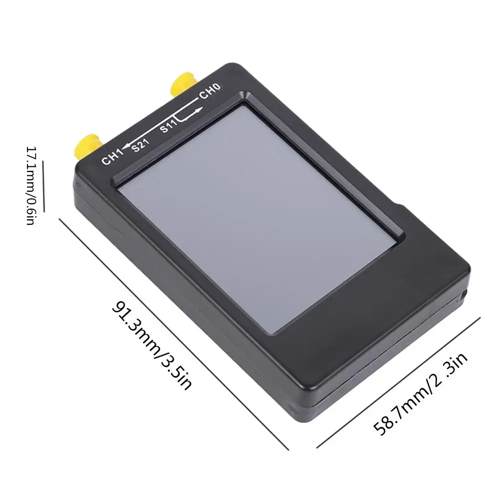

NanoVNA Vector Network Analyzer Short Wave MF HF VHF 10kHz-1.5GHz 650MAh Battery Antenna Analyzer USB Chargeable