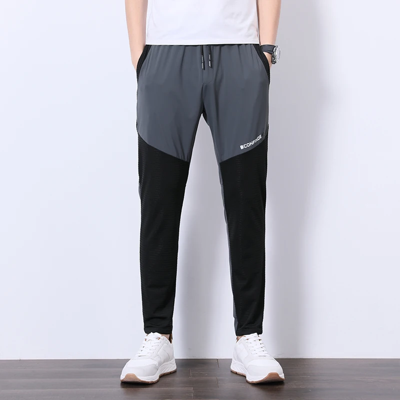 Брюки-Капри мужские ультратонкие воздухопроницаемые дышащие спортивные