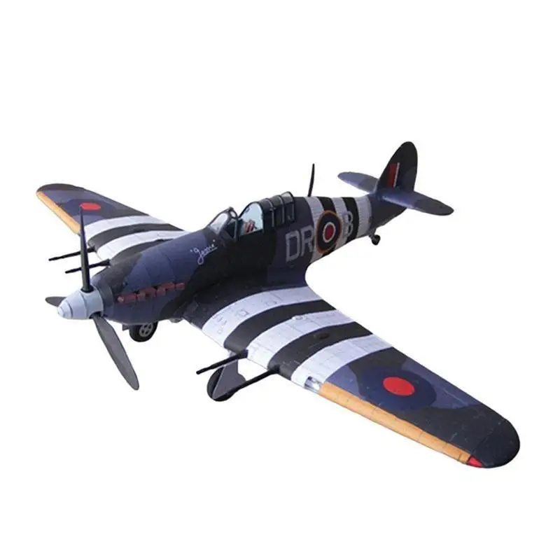 

Масштаб 1:33 британский истребитель второй мировой войны DIY 3D бумажная карточка модель Военная образовательная Строительная модель строител...