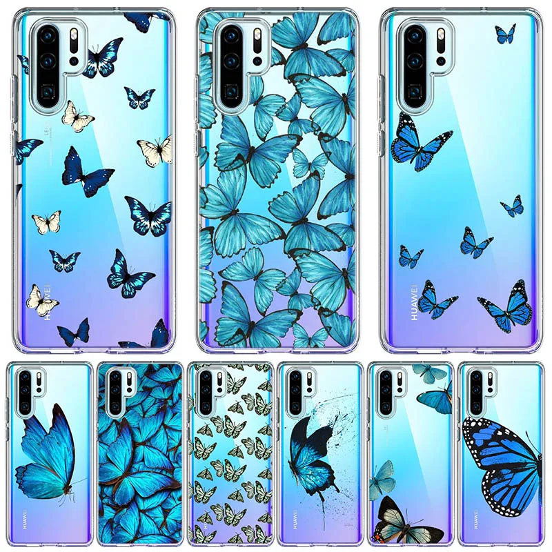 Чехол для телефона HUAWEI Mate 10 20 30 P10 P20 P30 Lite Plus Pro Monarch Butterfly|Бамперы| |