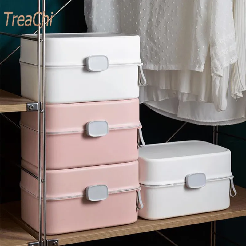 

Can Stack Separate Cabinet Socks Box Household Items Plastic Box Travel Underwear Storage Box Organizer Box