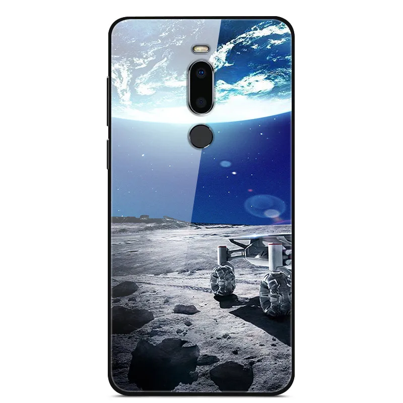 14 Чехол для Meizu M8, чехол из закаленного стекла «Планета космос», чехол из стекла для Meizu M8 M813H, чехол-бампер из ТПУ для Meizu M 8 M8 Shell - Цвет: 14
