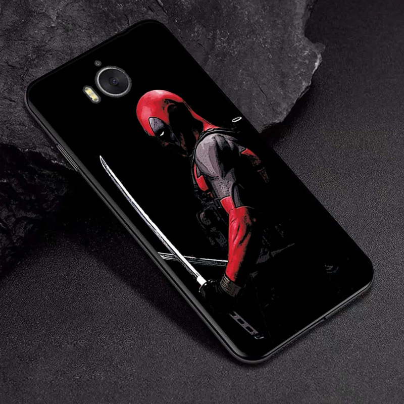 С принтами "Marvel", "Мстители", черный чехол ТПУ для huawei Y5 Y6 чехол КРЫШКА ДЛЯ huawei Y6 Y7 Y5 Prime чехол для телефона на Y9 Y6 Y7 - Цвет: TPUBLK533