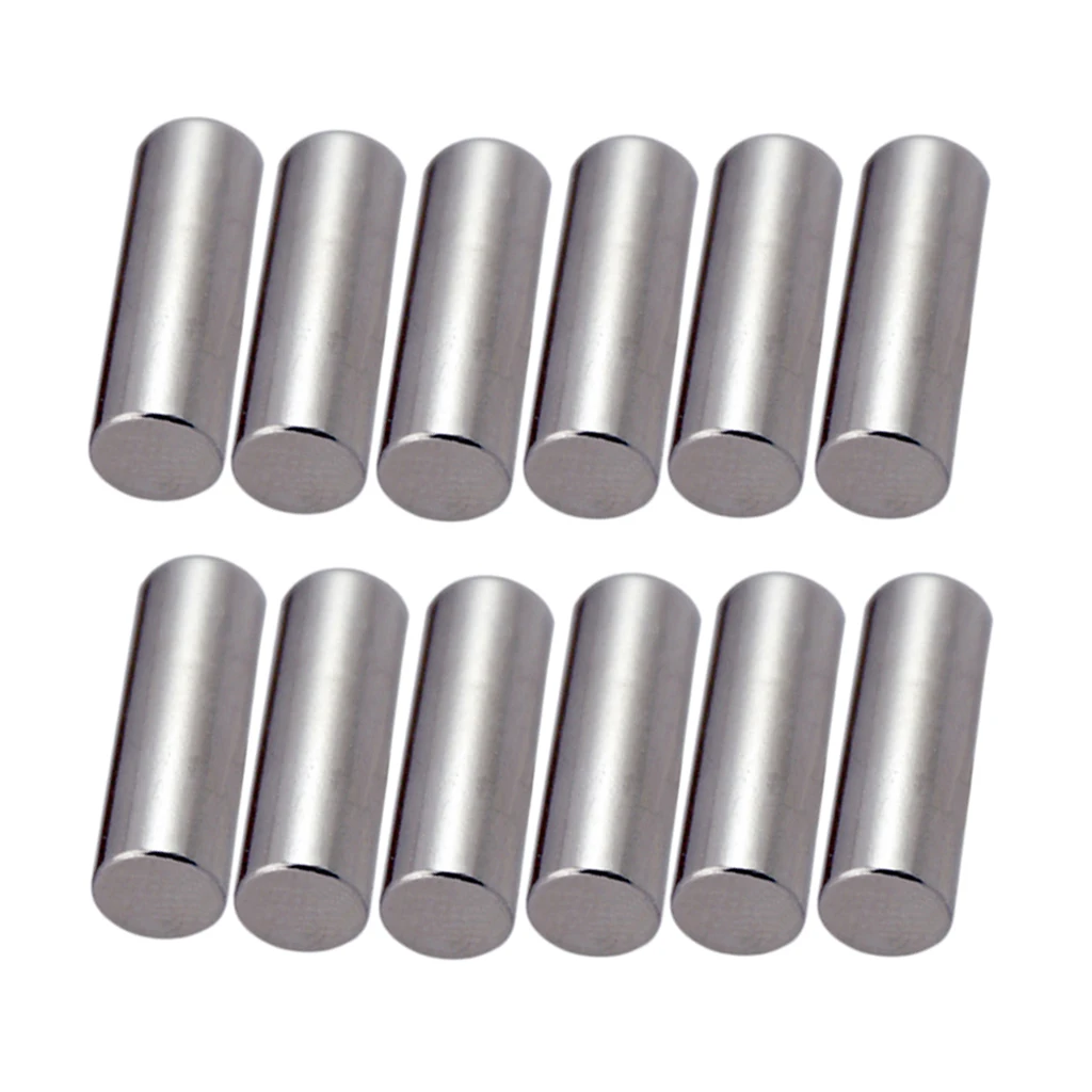 

12Pcs Guitar Parts Pickup Pole Slug Rod Guitar Pickup Stopper Bar Guitar Accessories For DIY Making Pickup Tools