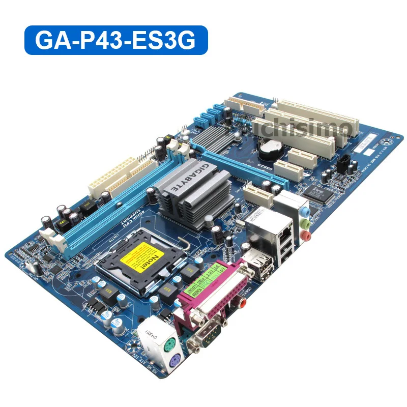 Socket LGA 775 Intel DDR3 Gigabyte GA P43T ES3G 100% оригинальная материнская плата 16G P43 б/у десктопная T