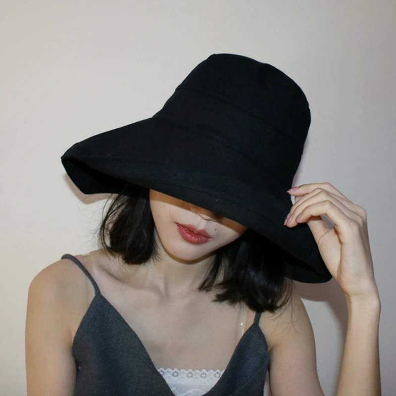 

Unisex Foldable Bucket Hat Beach Sun Hat Street Headwear Fisherman Outdoor Cap Men and Woman Hat