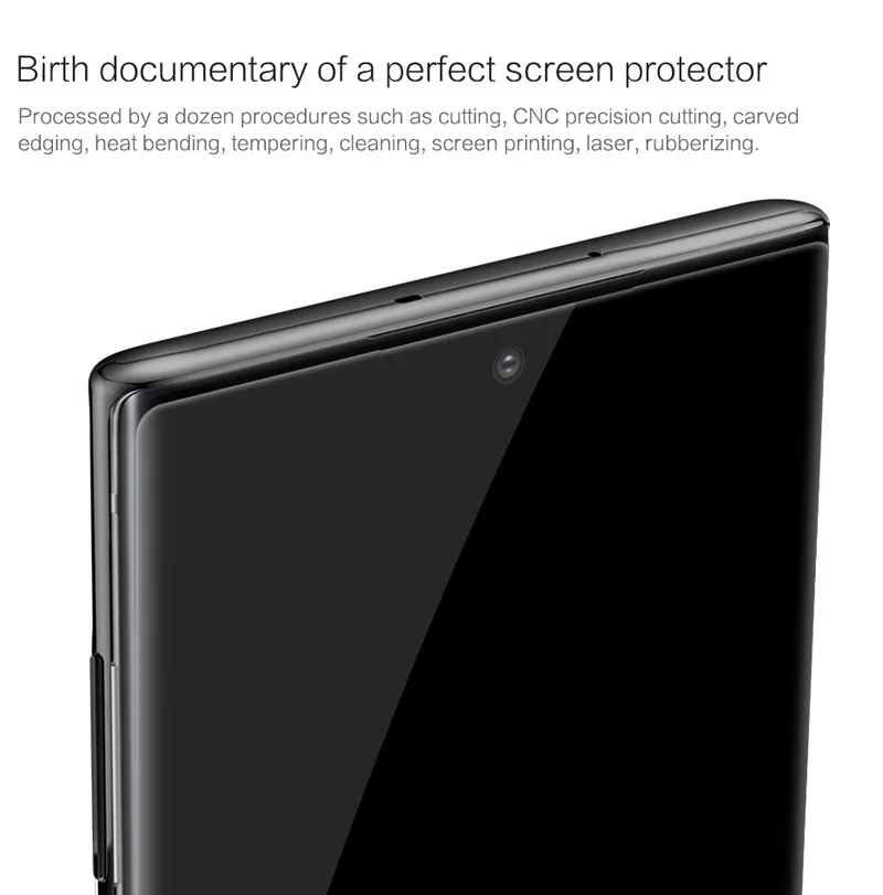 Защитное стекло Nillkin 3D DS + CP Max закаленное для Samsung Galaxy Note 10 Plus полноэкранное