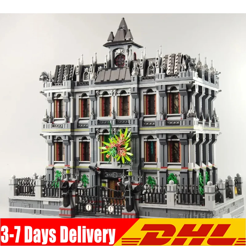 MOC10937 Супер Герои Бэтмен Аркхэм проситель лунатик больница 613002 строительные