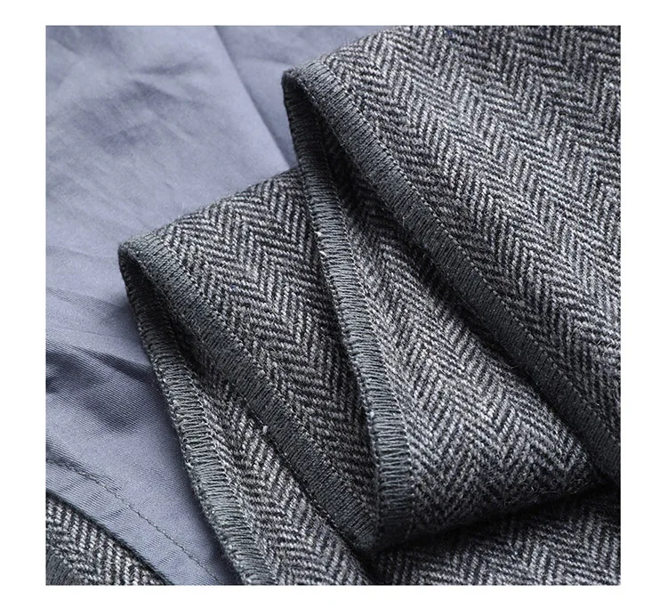 CK-0009  High Quality Super Warm Mens  Vintage Casual Style 400 Gsm 75% Wool Gurkha Pants