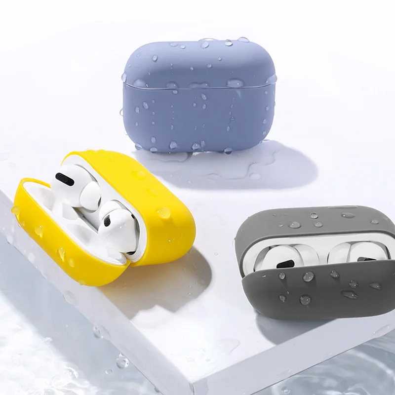 Silicone Case For Airpods Pro Wireless Bluetooth for apple airpods pro Cover Earphone Air Pods Fundas | Электроника