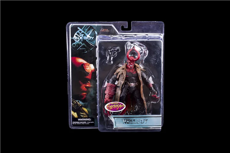 Фигурка Hellboy игрушки Mezco реальная одежда можно разложить экшн фигурка из ПВХ