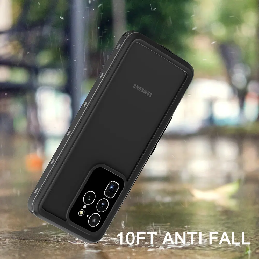 Водонепроницаемый Чехол IP68 для Samsung Note 20 чехол Galaxy S21 Ultra Etui S20 FE S 21 Plus