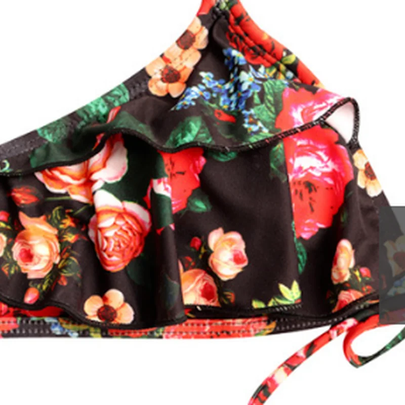 

DOMIRICA High Waist Bikini Swimsuit Female Plus Size Floral Sexy Swimwear Bikinis Set 2021 Woman Swimsuit 2-piece Bikini