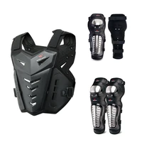 wosawe motorcycle body protectors moto armor chest back protective vest racing dirt bike protection gear knee and elbow guards