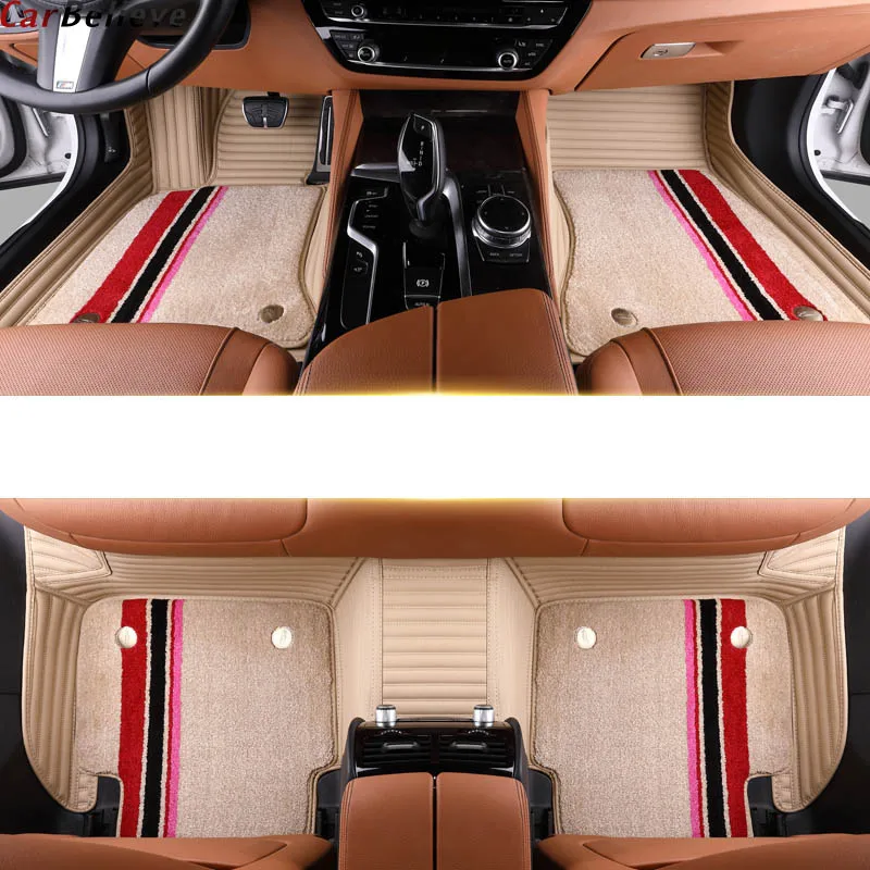 Изготовленные на заказ автомобильные коврики для mercedes w245 w169 ml w163 w164 w246 cls w219 w212 w245 cla gla e-class аксессуары ковры - Название цвета: Color 3