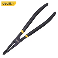 deli professional internal circlip pliers external bend clamp point shaft snap ring bent nose repair hand tools