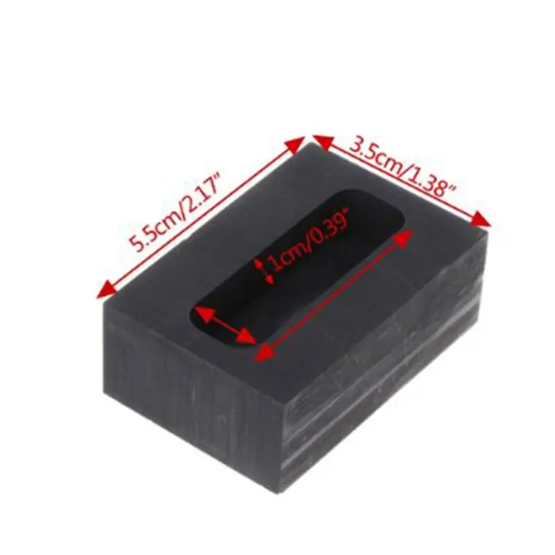 Набор графитовых тигелей 4 шт. набор форм для слиток высокочистый графитовый