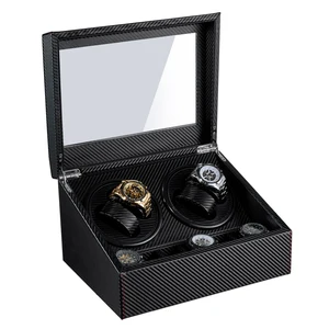 Шкатулка для подзавода часов, из углеродного волокна