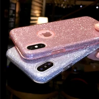 njieer glitter case for iphone x 11 pro xs max xr shiny sparkle bling cover for iphone 7 8 6 6s plus cute girls women phone case