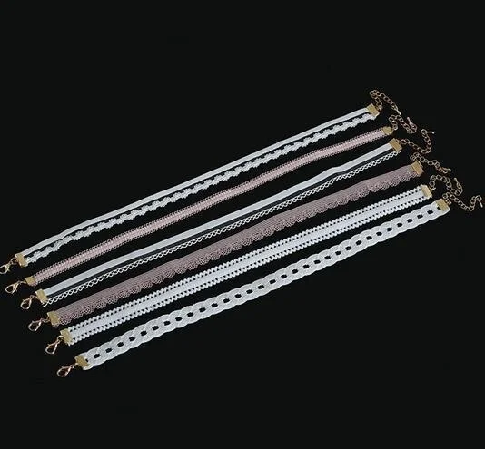 6 шт./компл. ювелирные изделия Кружевное колье Цепочки и ожерелья Колье s для Для