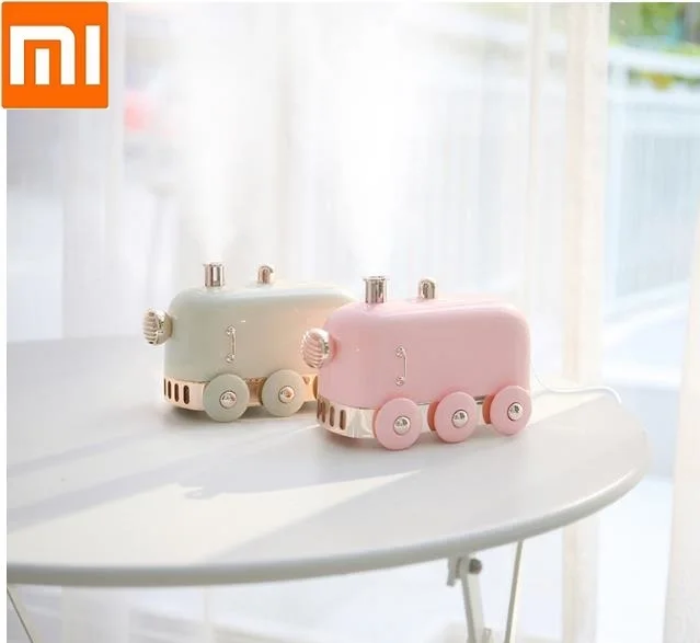 

Xiaomi New Air Humidifier Mini Train Ultrasonic Humidifier Essential Oil Mist Maker USB charging for home Office Car