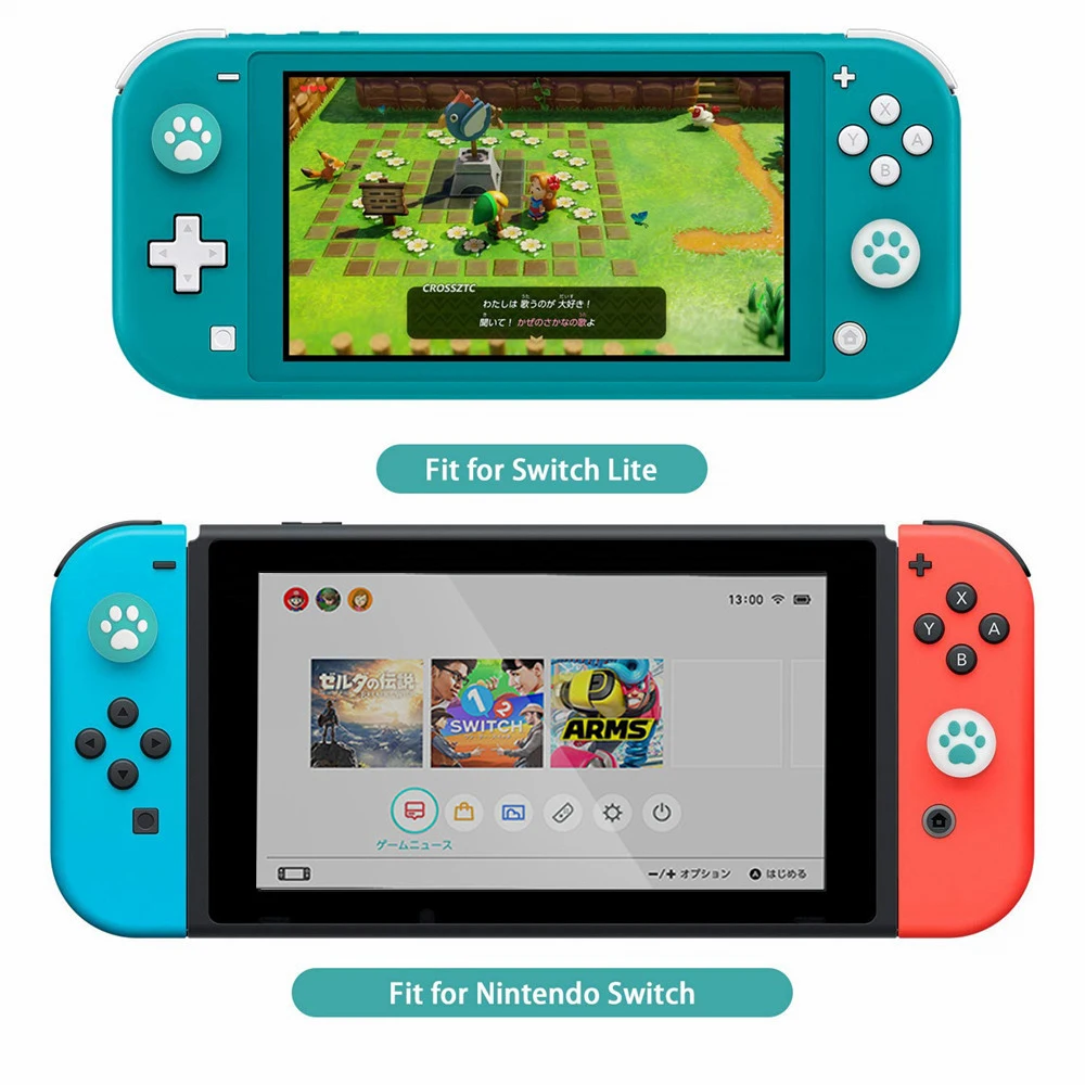 Силиконовые Нескользящие колпачки для кнопок Nintendo Switch Lite Joy Con|Запасные части| |