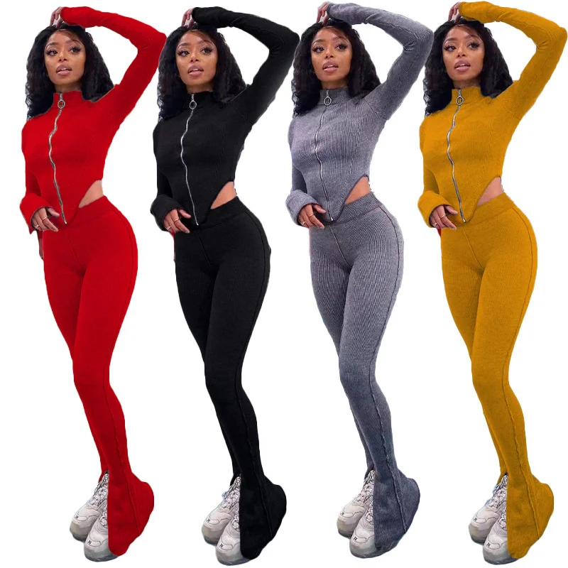 

women's plus size clothing 2021 autumn winter new two-piece leisure sports suit sweat suits women matching sets