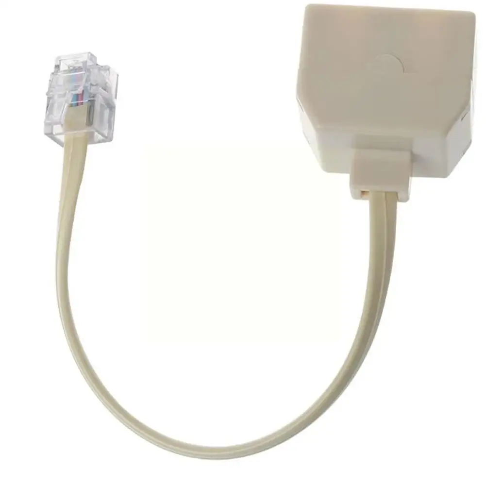 Telephone Splitter RJ11 1 Point 2 Female Adapter Separator to For 6P4C/6P2C L3B9 | Компьютеры и офис