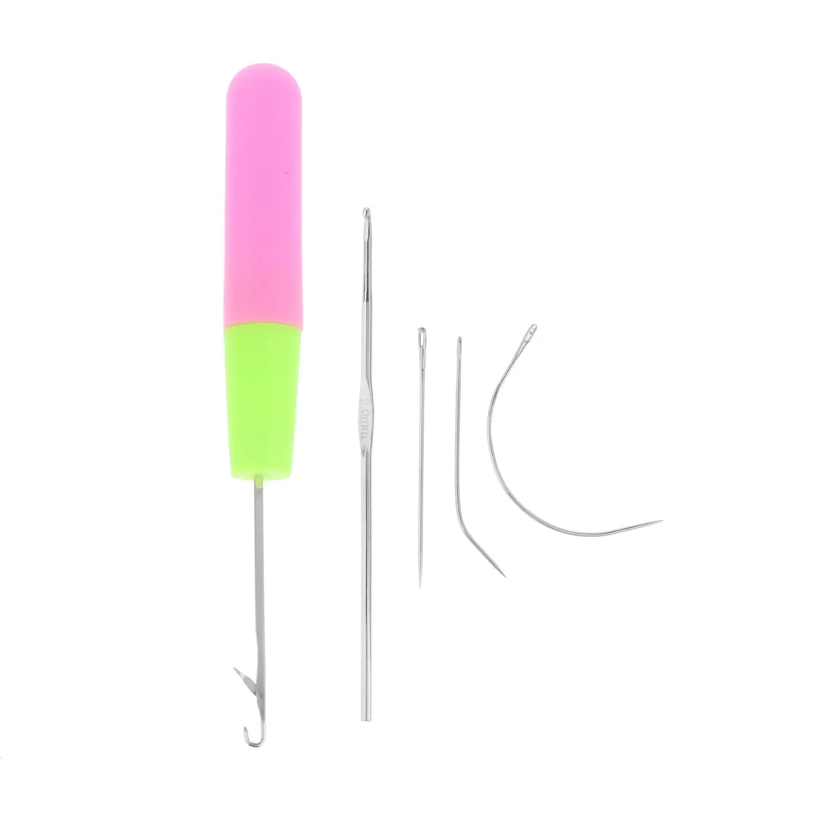 

5 Pcs Latch Hook Crochet Needle Set for Micro Braids Hair Extension Feather
