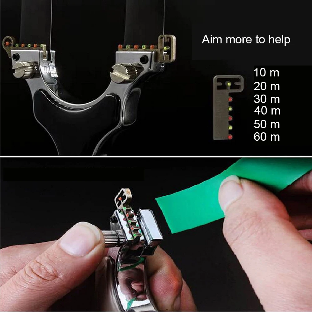 

Tie-Free Spring Fast Entrainment Flat Leather Slingshot