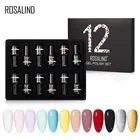 Гель-лак для ногтей ROSALIND, блестящий Цветной Гель-лак для ногтей на лак для ногтей нужен Базовое покрытие для УФ светодиодный Ной лампы, дизайнерские гель-лаки