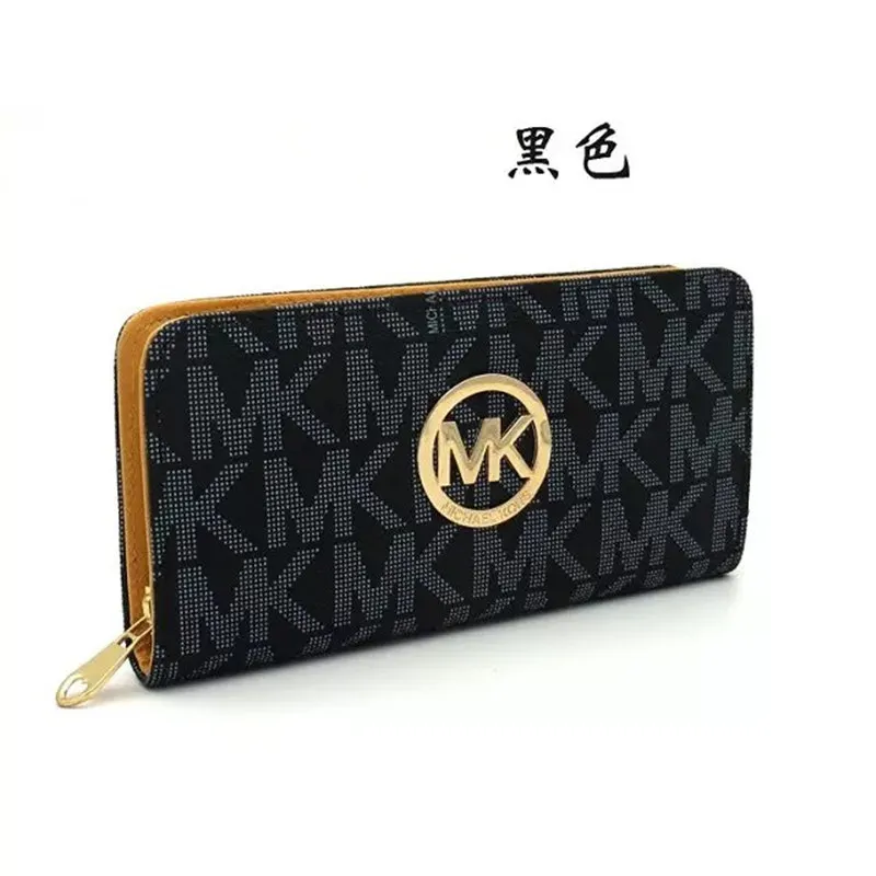 

High quality New Designer Wallet Long Creative Female Card Holder wholesale fashion ladies single zipper wallets women K-M