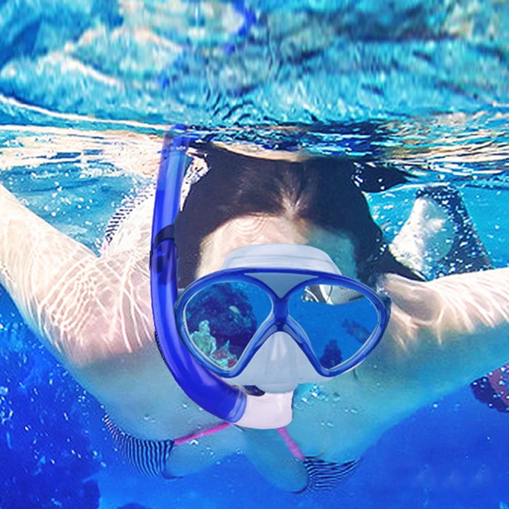 

WINMAX Professional Underwater Scuba Diving Masks Snorkeling Set PVC Skirt Anti-Fog Goggles Tempered Glasses Swimming Equipment