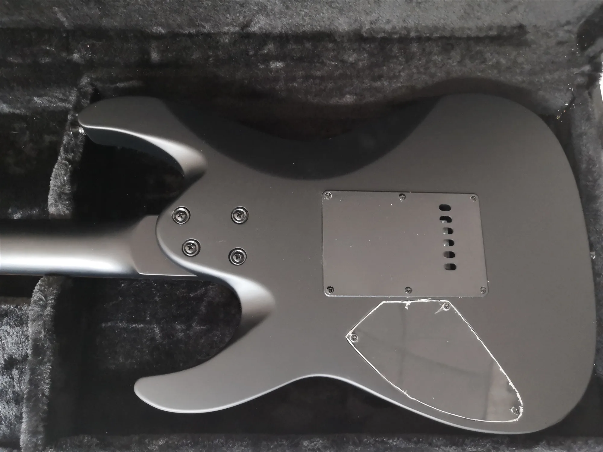 Custom Matt Black Electric Guitar,Rosewood Fretboard HH pickups Black hardware,customized!w-2