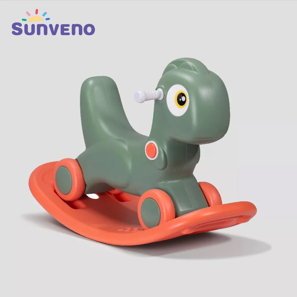 Sunveno 2в1 лошадка качалка для детей ясельного возраста легко преобразуется из