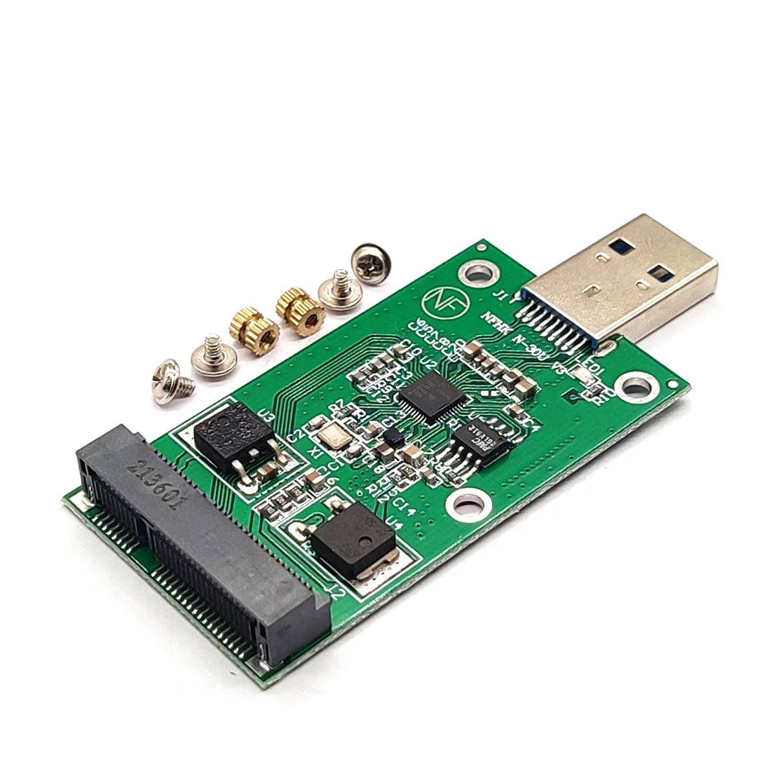 Горячая Распродажа Mini USB 3,0 для PCIE mSATA внешний SSD PCBA адаптер