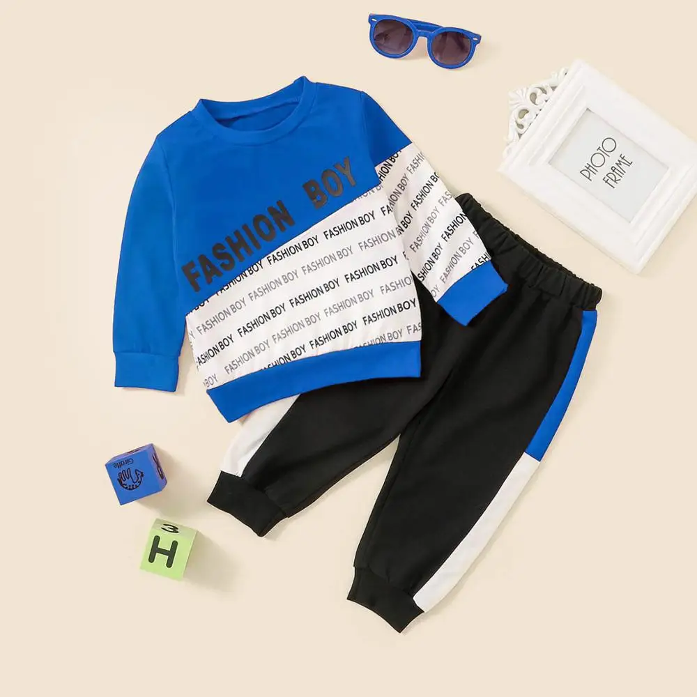 Boyswinter clothes childrens boys and girls children's polar fleece sports baby suit large Sports two-p | Детская одежда и